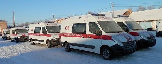 Автомобили скорой медицинской помощи  Рено Мастер АС "АКтава" готовы к отгрузке