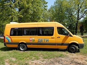 Отгружен автобус Школьный Фольксваген Крафтер АВР-22 «Любава» в Краснопольский район 